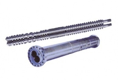 Parallel double-hole barrel screws